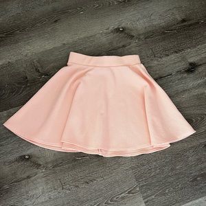 Pink circle/skater skirt